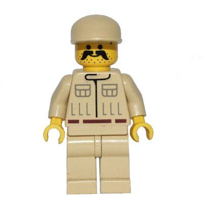 Figurine Rebel Technician / Ground Crew, Yellow Skin, Large Moustache du set 7140