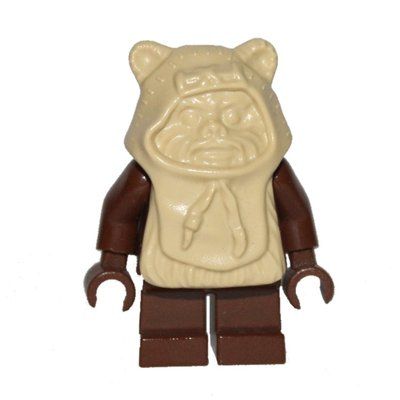Figurine Paploo, Ewok, Tan Hood with Tan Face du set 7139
