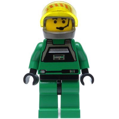 Figurine Rebel Pilot A-wing, Green Uniform, Yellow Skin du set 7134