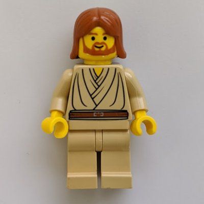 Minifigure Obi-Wan Kenobi, Yellow Skin del set 7133