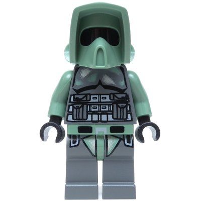 Figurine Clone Trooper, 41st Elite Corps Scout Battalion Armor, Dark Bluish Gray (Kashyyyk) du set 7261