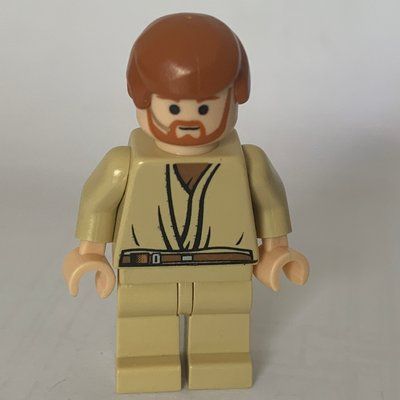 Figurine Obi-Wan Kenobi, Tan Plain Legs, Headset du set 7661