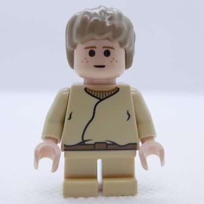 Figurine Anakin Skywalker, Child, Dark Tan Hair, Black Eyes du set 7660