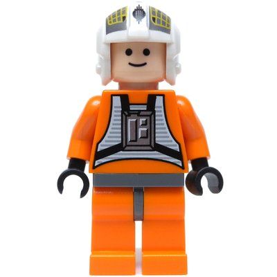 Figurine Dutch Vander / Rebel Pilot Y-wing, Plain Legs, No Visor du set 7658