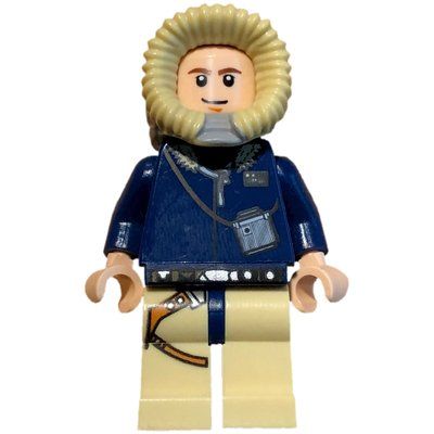 Figurine Han Solo, Hoth Outfit, Dark Blue Hood, White Pupils du set 7879