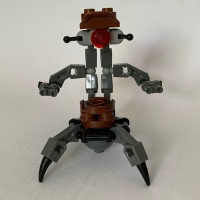 Figurine Droideka / Destroyer Droid, Reddish Brown Shell, Dark Bluish Gray Legs du set 7877