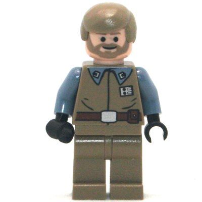 Minifigur Crix Madine, Dark Tan Legs aus Set 7754