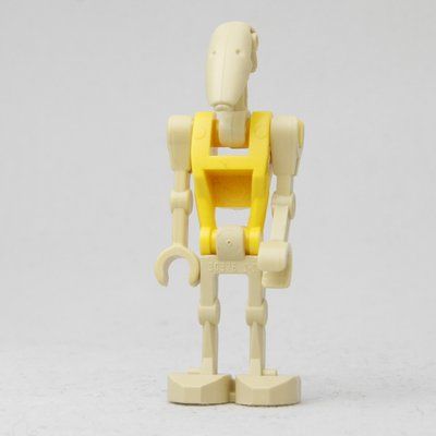 Figurine Battle Droid Commander, One Bent Arm, One Straight Arm, Yellow Torso du set 7681