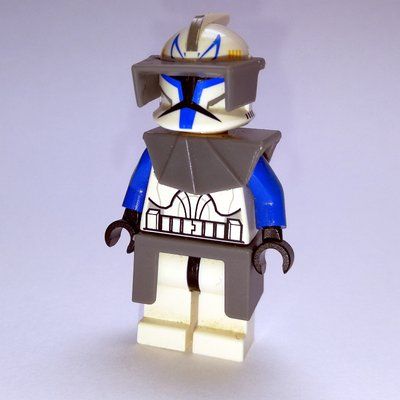 Minifigure Captain Rex, Visor del set 7675