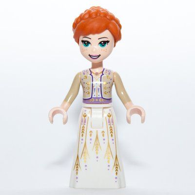 Minifigure Anna - Tan Shirt, White Dress del set 41167