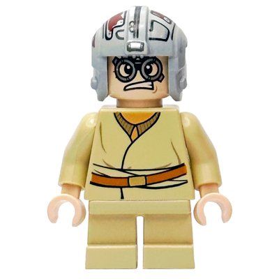 Figurine Anakin Skywalker, Child, Light Bluish Gray Helmet du set 7962