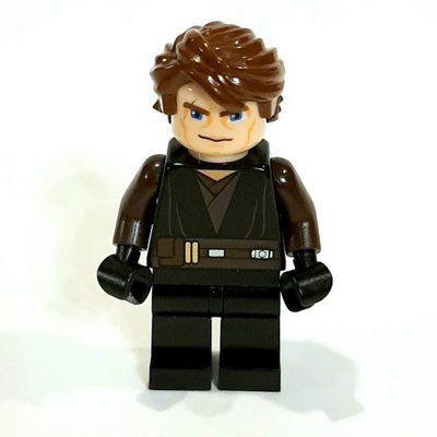 Minifigura Anakin Skywalker, Black Robe, Black Legs (Clone Wars) del set 7957