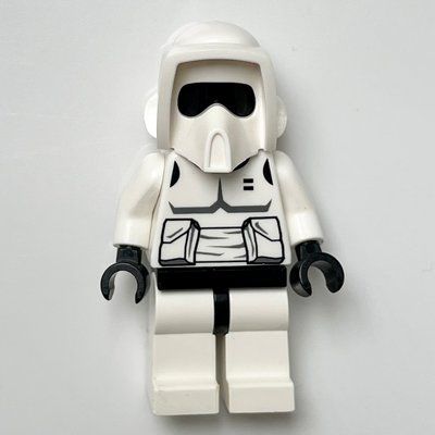 Figurine Scout Trooper, Plain Black Head du set 7956