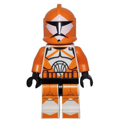 Figurine Clone Trooper, Bomb Squad, Orange Markings du set 7913