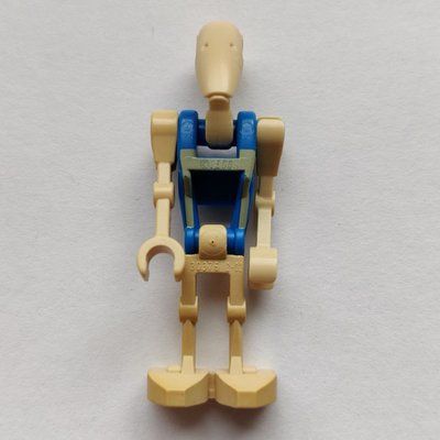 Figurine Battle Droid Pilot, Blue Torso with Tan Print, One Bent Arm, One Straight Arm du set 75029