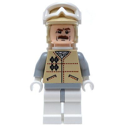 Minifigur Rebel Officer in Hoth Outfit, Tan Hat aus Set 8083