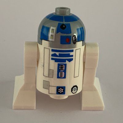 Minifigure Astromech Droid, R2-D2, Pearl Light Gray Dome from set 8037