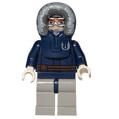 Minifigura Anakin Skywalker, Dark Blue Hood del set 8085