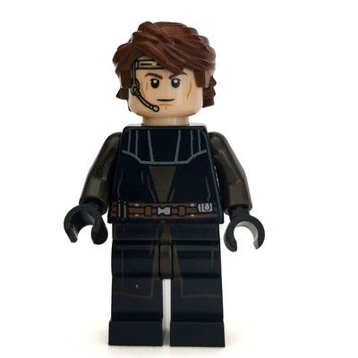 Minifigure Anakin Skywalker, Pilot Uniform, Printed Headset from set 75214