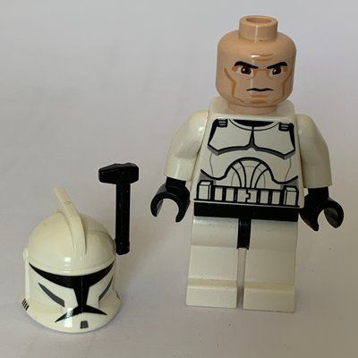 Figurine Clone Trooper, Phase I Armor, Brown Eyes, Black Rangefinder du set 8098