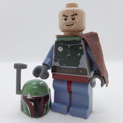 Figurine Boba Fett, Helmet, Jetpack Neckwear, Reddish Brown Pauldron du set 8097