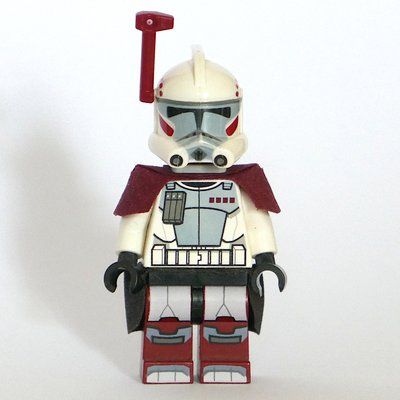 Minifigura Clone ARC Trooper / Elite Clone Trooper with Neck Bracket (Commander Hammer) del set 9488