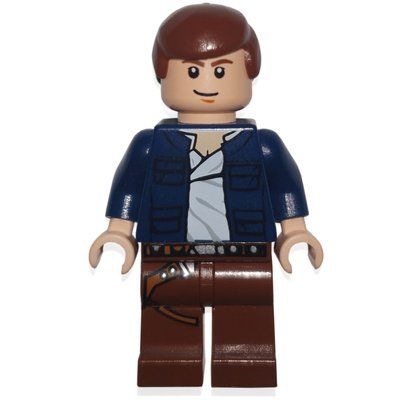 Figurine Han Solo, Dark Blue Jacket, Reddish Brown Legs du set 8129