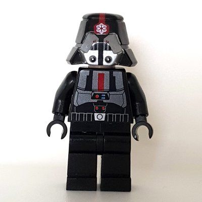 Figurine Sith Trooper, Black, Plain Legs du set 9500