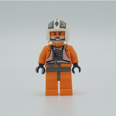 Figurine Dutch Vander / Rebel Pilot Y-wing, Plain Legs, Visor du set 9495