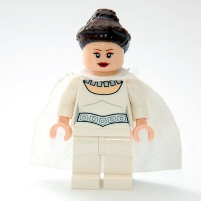 Figurine Princess Leia, White Robe, White Cape du set 9495