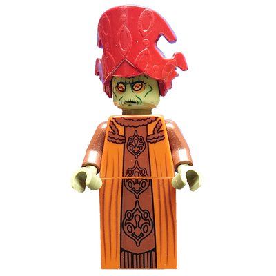 Minifigure Nute Gunray, Dark Orange Robe del set 9494