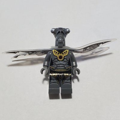 Minifigure Geonosian Zombie, Dark Bluish Gray, Wings del set 9491