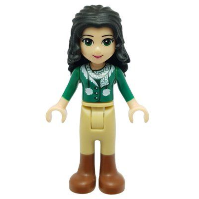 Minifigure Emma - Green Jacket, Tan Trousers from set 41131
