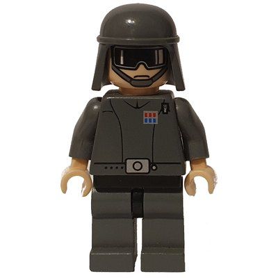 Minifiguur General Maximillian Veers, Dark Bluish Gray Helmet uit set 10178