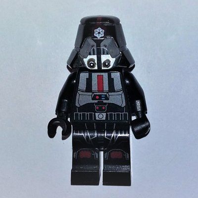 Minifigure Sith Trooper, Black, Printed Legs del set 75025
