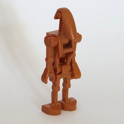 Figurine Battle Droid, Dark Orange, One Straight Arm, One Bent Arm, 1 x 2 Plate on Back du set 75015