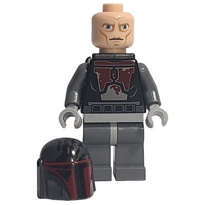 Minifigure Mandalorian Super Commando with High Brow Lines del set 75022