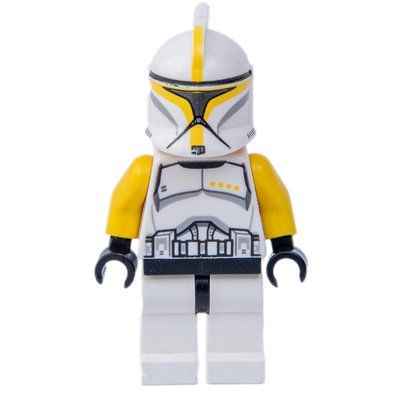 Minifigure Clone Commander, Yellow Markings del set 75019