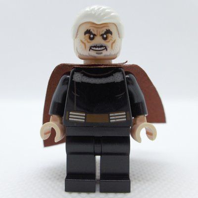 Minifigure Count Dooku, White Hair del set 75017