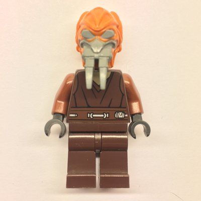 Minifigure Plo Koon, Dark Tan Undershirt del set 75045