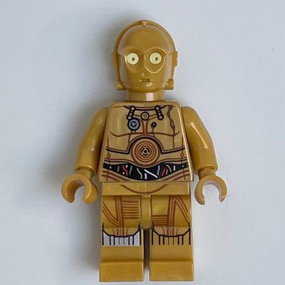 Figurine C-3PO, Pearl Gold, Colorful Wires, Printed Legs, Restraining Bolt du set 75059
