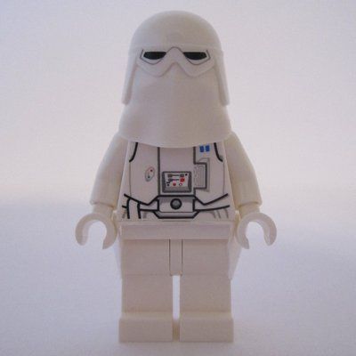 Figurine Snowtrooper Commander, White Hips, Kama du set 75054