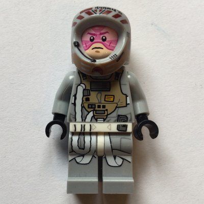 Minifiguur Rebel Pilot B-wing, Gray Squadron uit set 75050