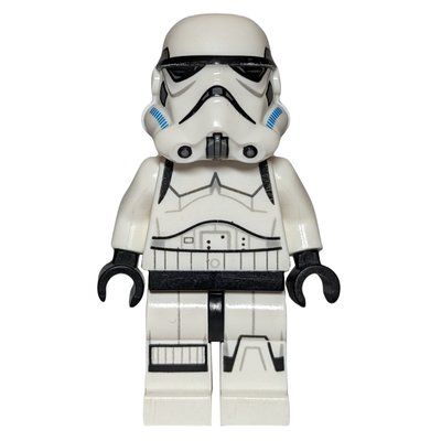 Minifigure Stormtrooper, Dark Azure Helmet Vents, Closed Mouth (Rebels) del set 75078