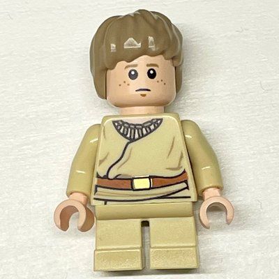 Figurine Anakin Skywalker, Child, Dark Tan Hair, White Pupils du set 75096