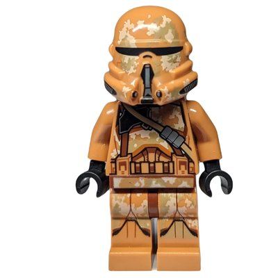 Minifigura Clone Trooper, Geonosis, Airborne del set 75089