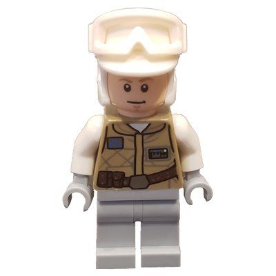 Figurine Luke Skywalker, Hoth Outfit, White Hat du set 75098