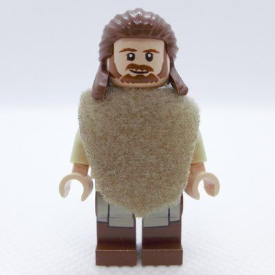 Figurine Qui-Gon Jinn, Printed Reddish Brown Legs, Poncho du set 75096