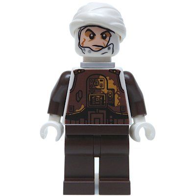 Figurine Dengar, White Head, Dark Brown Legs du set 75145