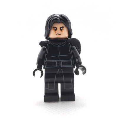 Minifigure Kylo Ren, Black Hands, 23901 Cape from set 75139